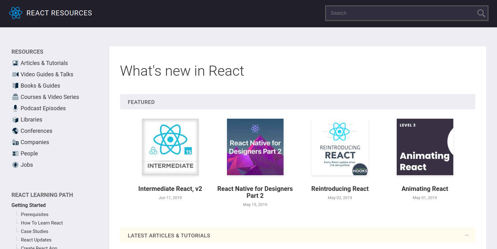 React Resources