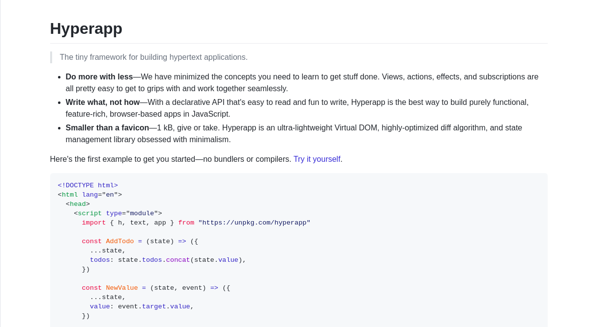 Hyperapp README